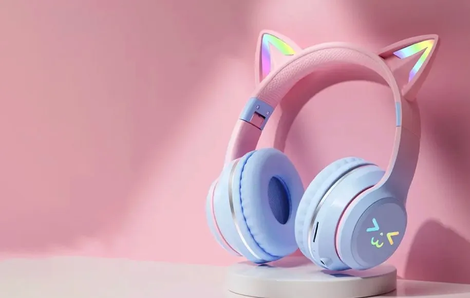 هدفون گربهای چراغدار مدل HZ-BT612