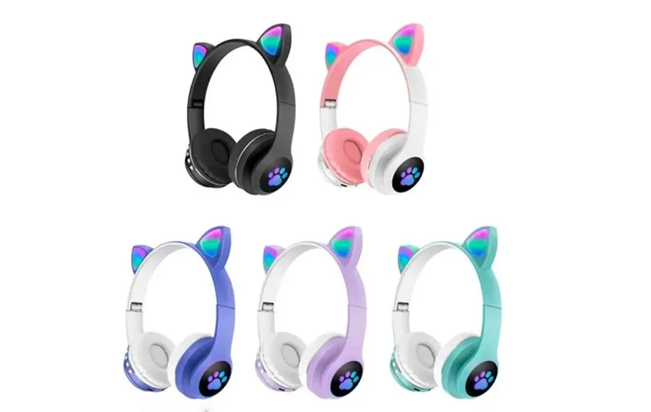 هدفون بلوتوثی مدل گربهای B39M