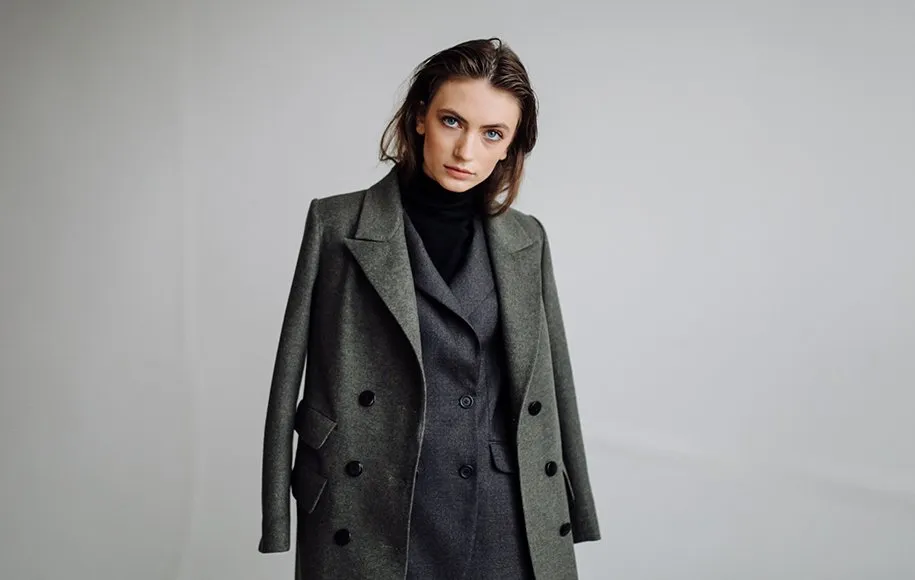 استایل زنانه با پالتو