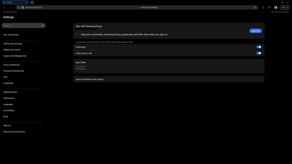 مرورگر سامسونگ