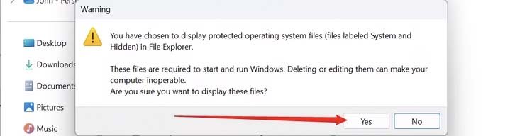 Show Hidden Files on Windows 11 8