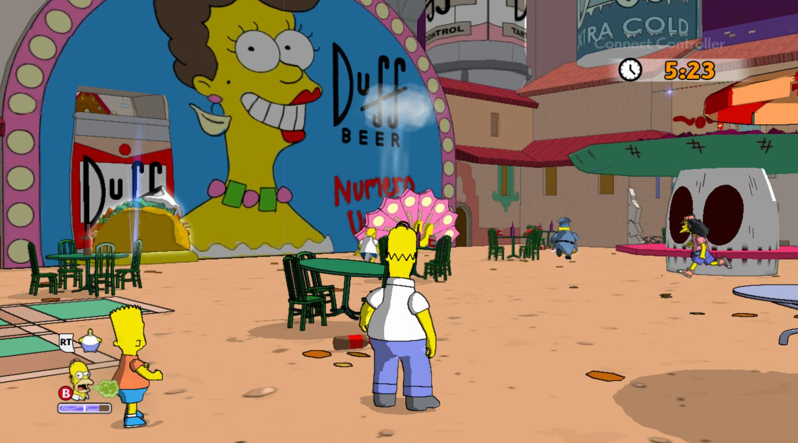 the simpsons game 2007