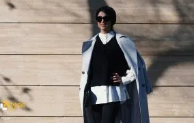 بررسی یک جلیقه بافت و یک شومیز نخی