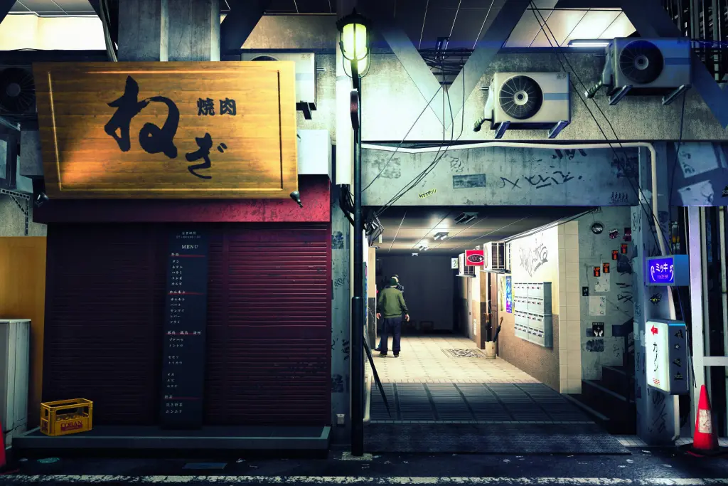 ویترین مغازه‌ها در بازی یاکوزا-8