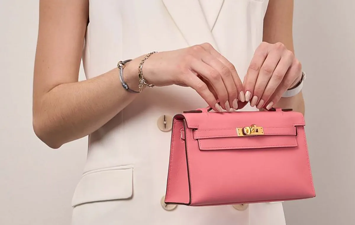 کیف کلاچ زنانه صورتی