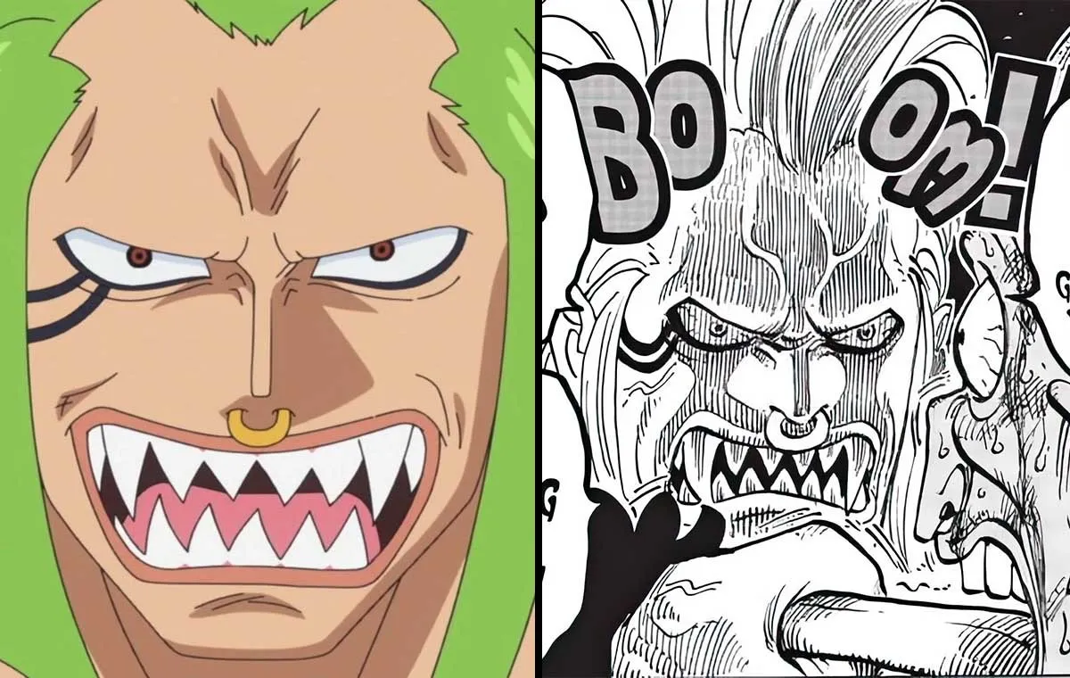 تفاوت مانگا و انیمه‌ی وان پیس در رفتار بارتومولیو