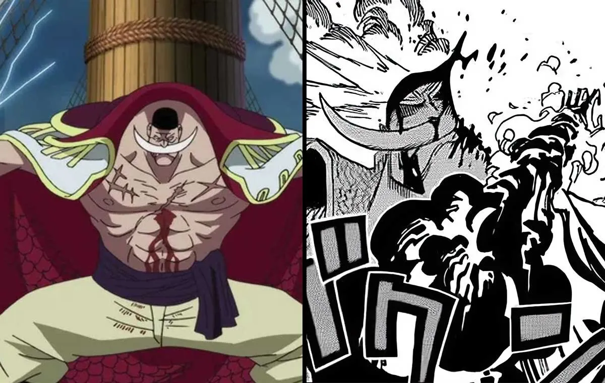 تفاوت مانگا و انیمه‌ی وان پیس در زخم‌های وایت بیرد