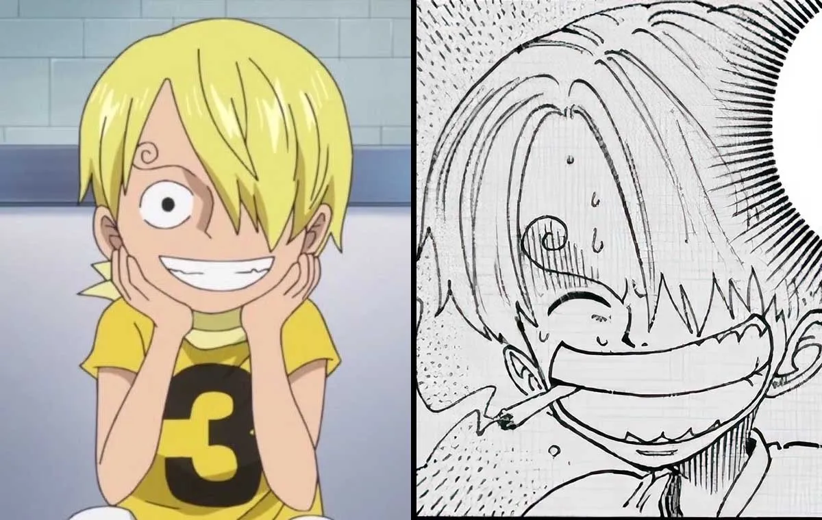 سیگار کشیدن سانجی در وان پیس