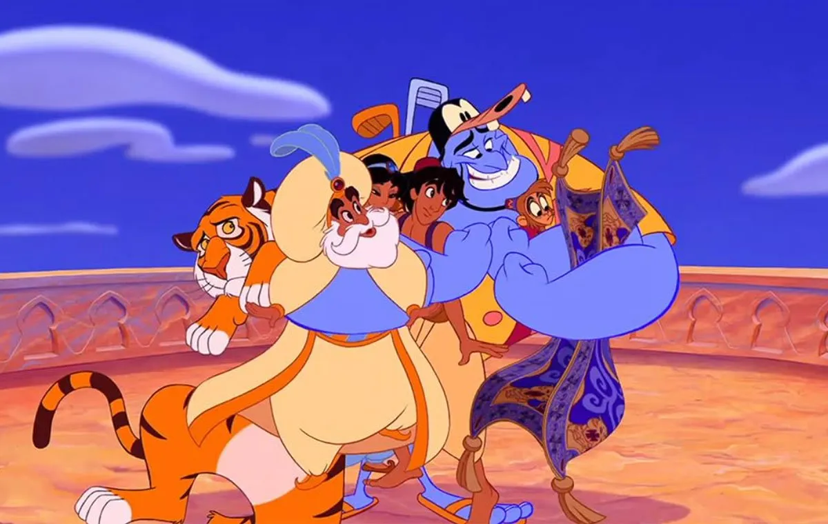 علاءالدین سی‌ و یکمین پویانمایی دیزنی و بر اساس داستانی به همین نام از هزار و یک شب است که داستان آن در خاورمیانه رخ می‌دهد