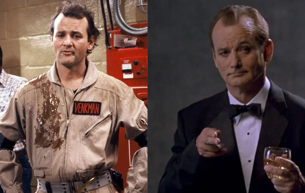 بیل مری در «شکارچیان روح» و «گمشده در ترجمه»