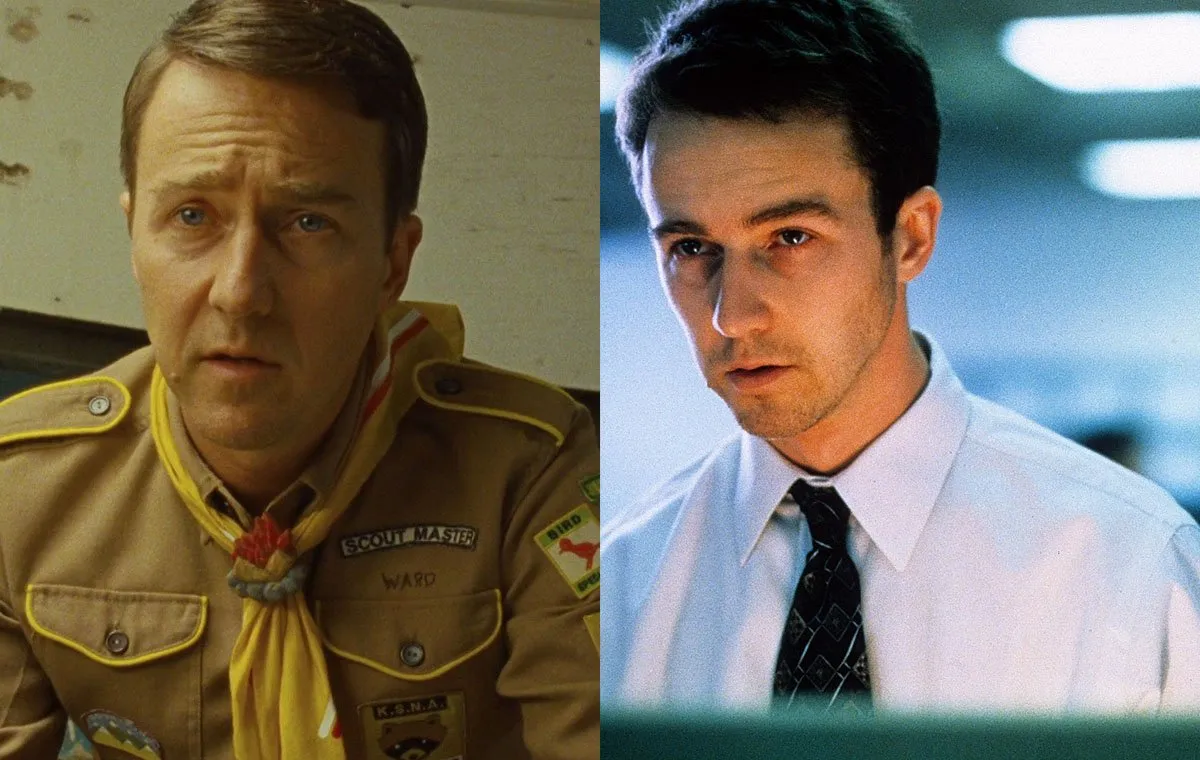 ادوارد نورتون در «قلمرو طلوع ماه» و «باشگاه دعوا»