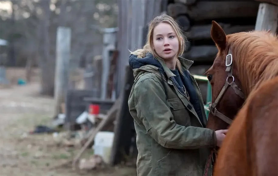 جنیفر لارنس در زمستان استخوان‌سوز