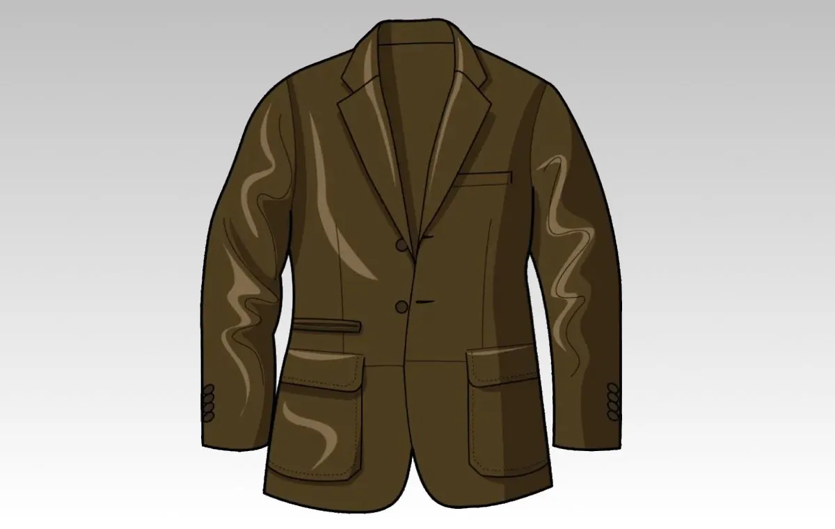 استایل با کت چرم مردانه بلیزر