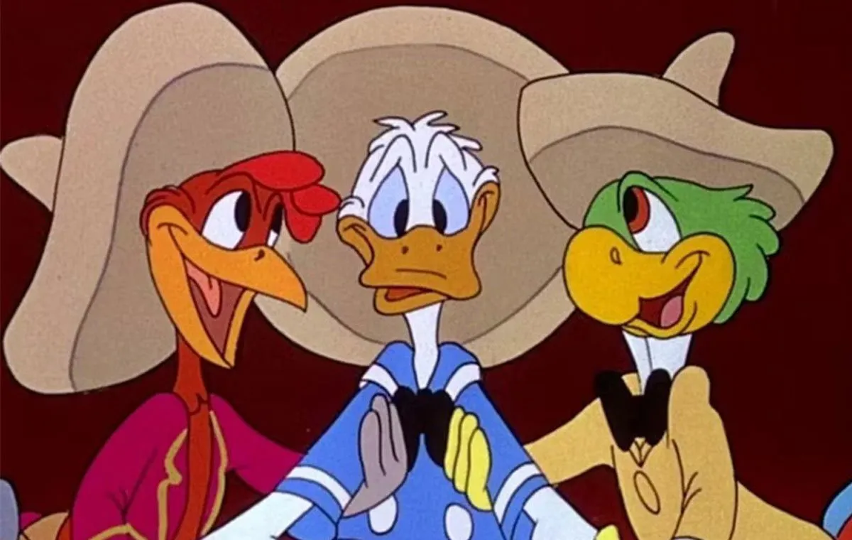 سه کابالرو به نوعی دنباله‌ی سلام برادران و دومین فیلم پکیج جنگ‌جهانی دوم کمپانی دیزنی است