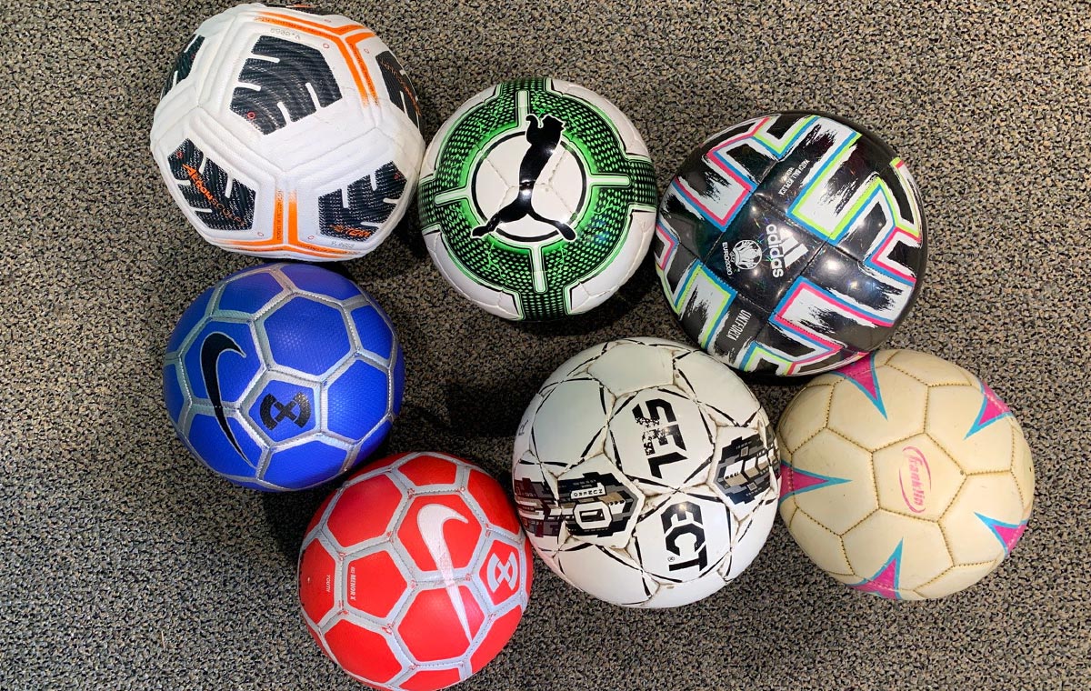 معرفی انواع توپ فوتبال بر اساس سایز