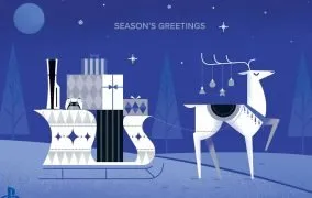 تبریک کریسمس پلی‌استیشن