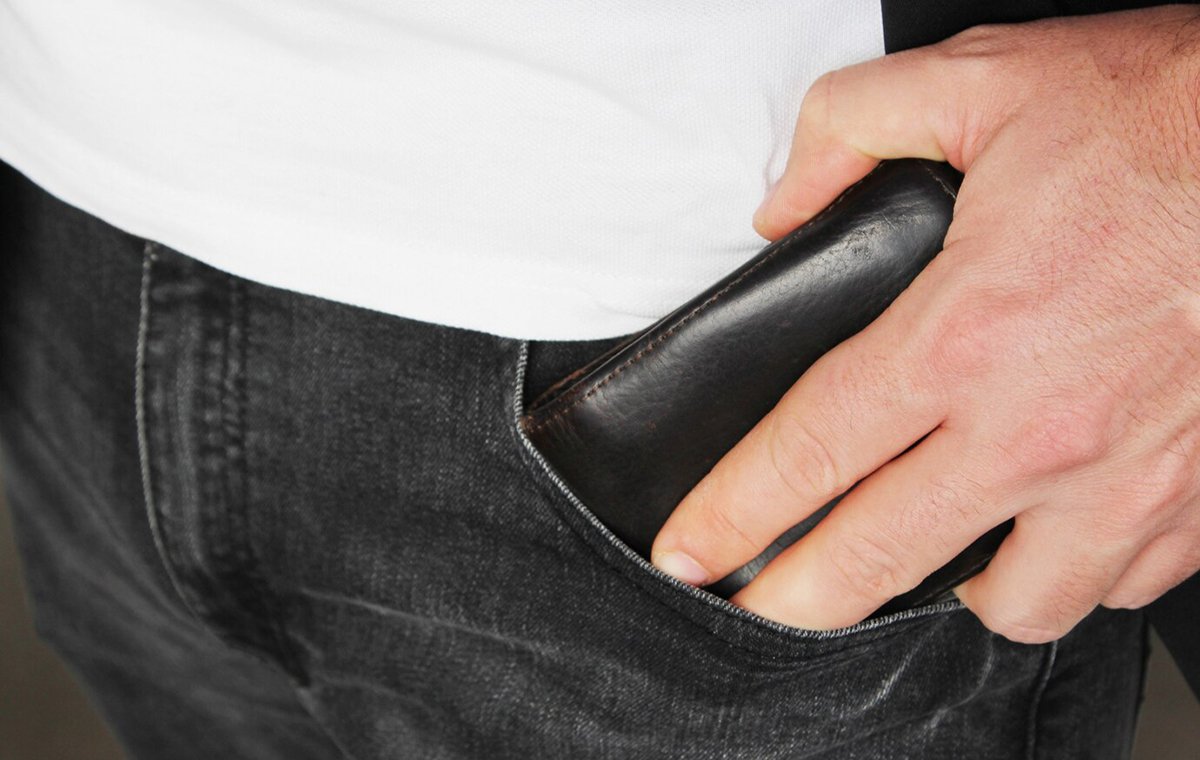 کیف پول چرمی مردانه جمع و جور
