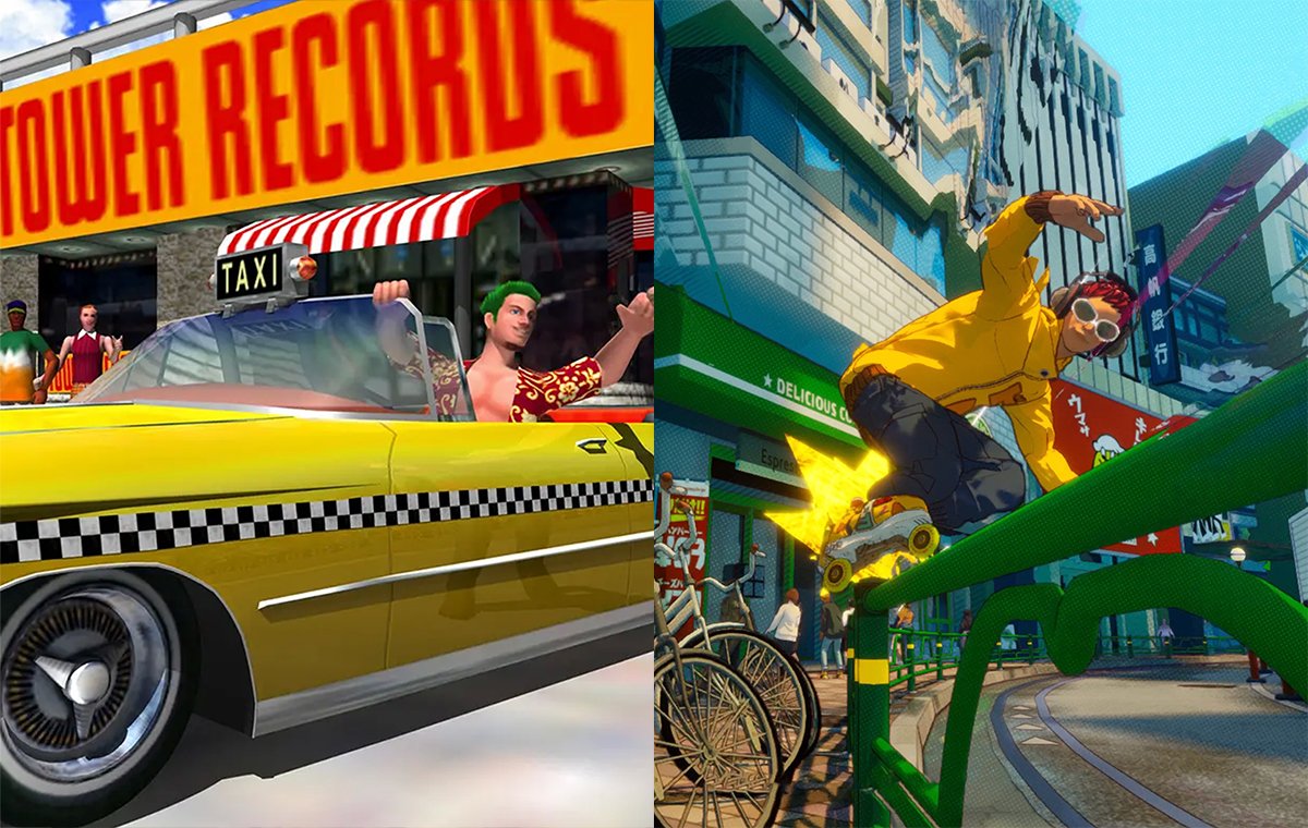 jet set radio crazy taxi