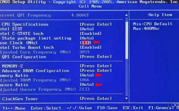 اورکلاک پردازنده