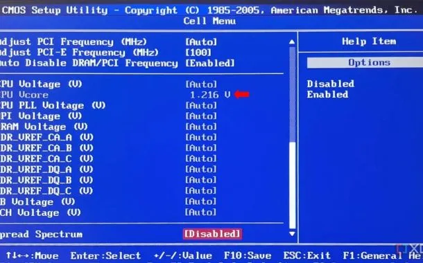 اورکلاک پردازنده
