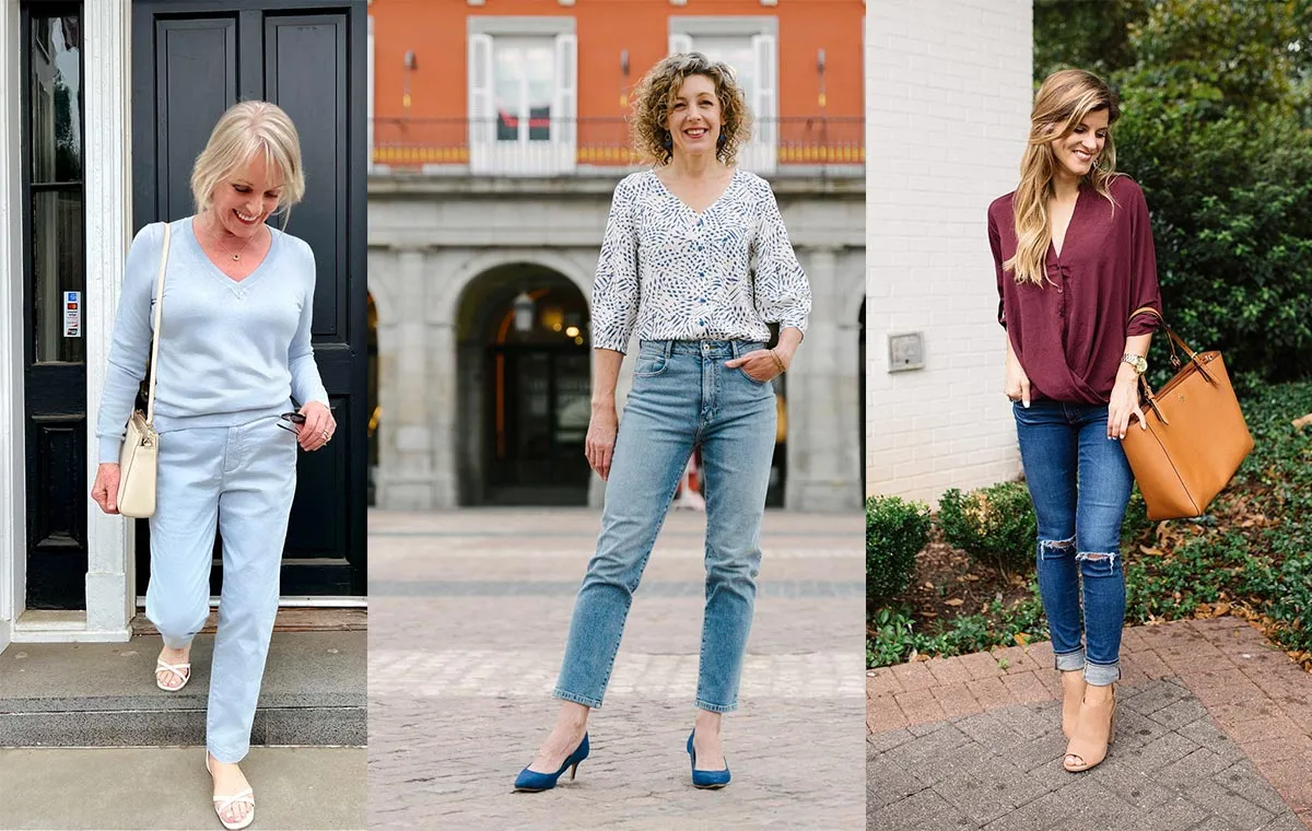 استفاده از لباس های یقه هفت روشی برای بلند دیده شدن گردن و قد 