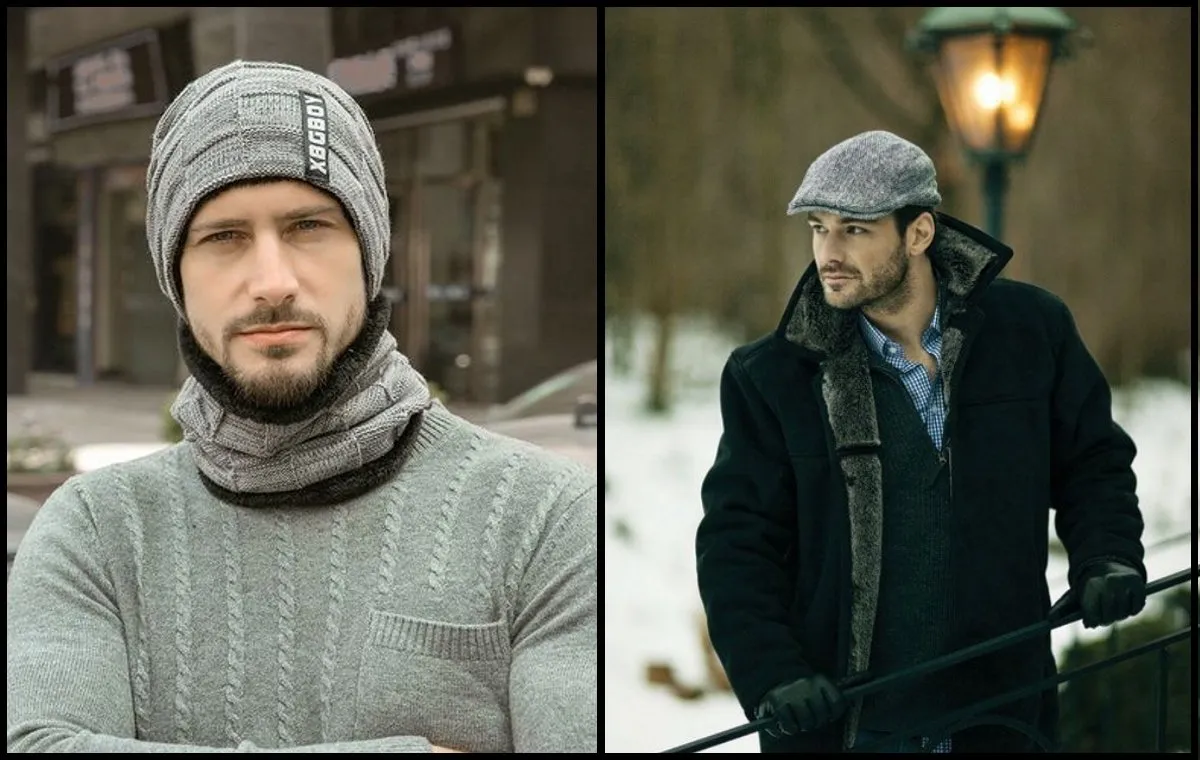 استایل با انواع کلاه زمستانی برای آقایان