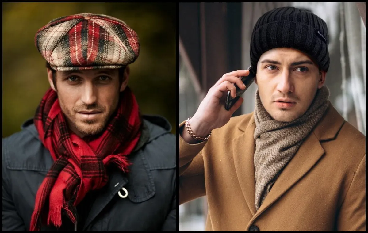 استایل با انواع کلاه زمستانی برای آقایان