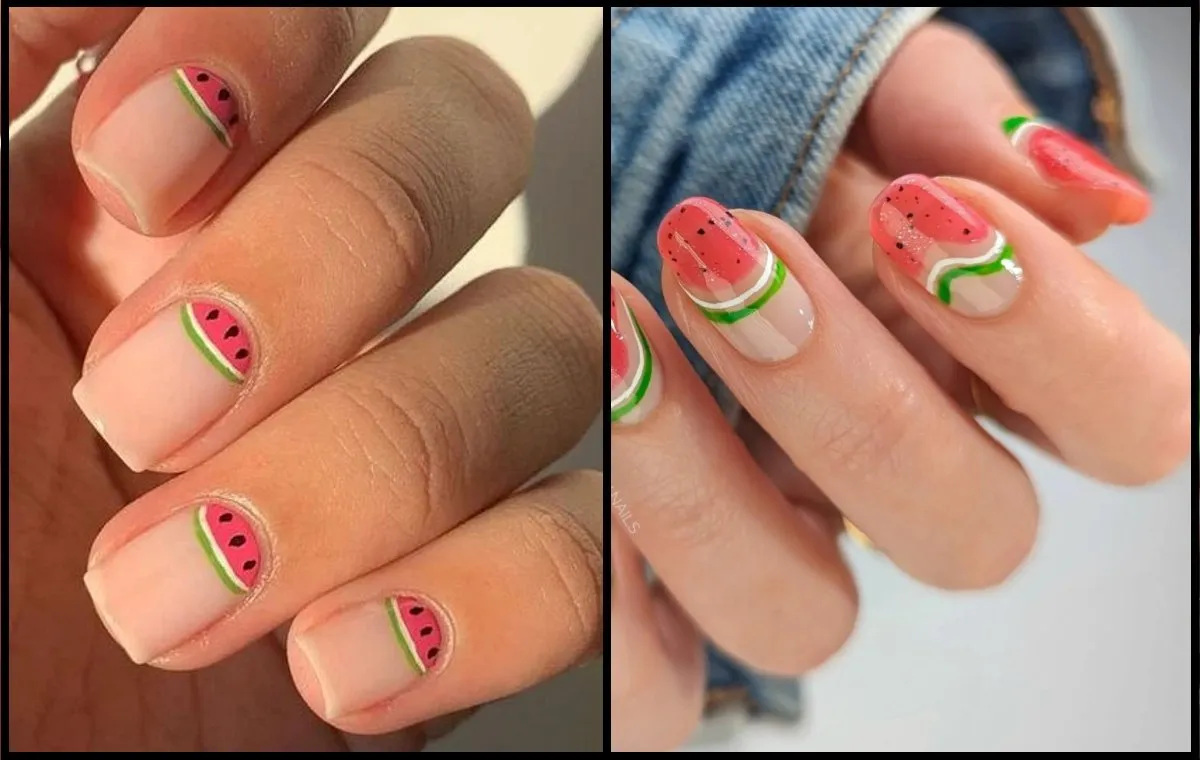 طرح ناخن شب یلدا