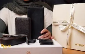 ست هدیه‌ی چرم برای آقایان