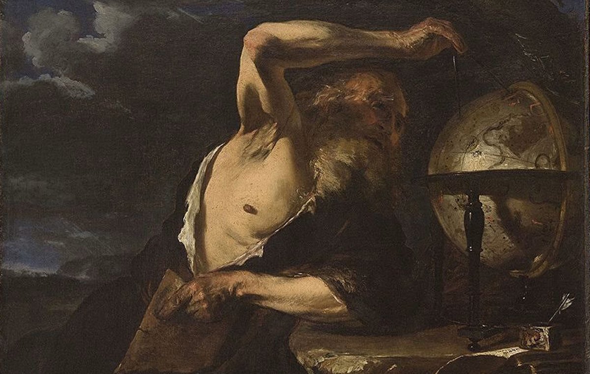 آناکساگوراس در اثری از جیووان باتیستا لانجتی، نقاش پیشا باروک