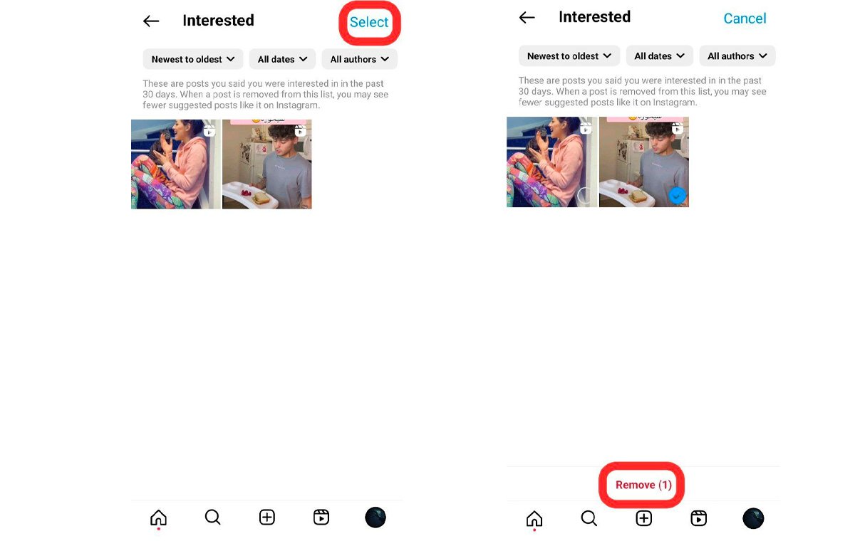 how to reset your instagram explore feed ۱۲
