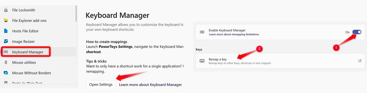 disable a specific key or shortcut on your keyboard ۲