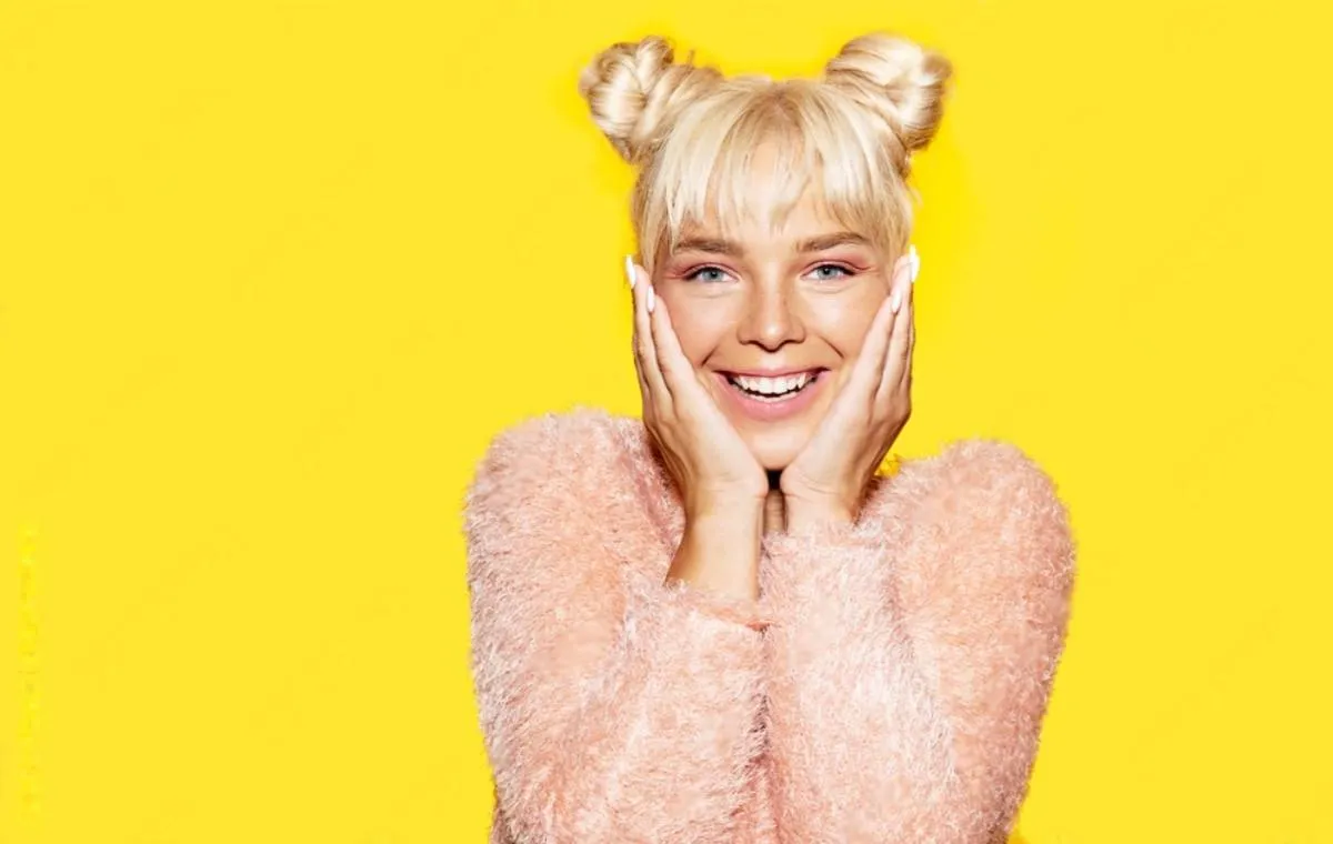 شینیون موی کوتاه بافته