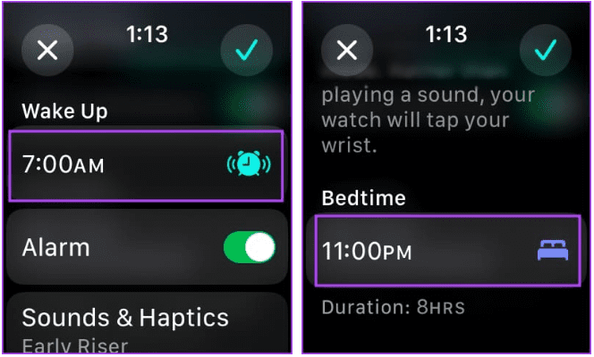 Sleep Tracking in Apple Watch