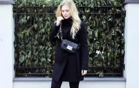 استایل مشکی زمستانی زنانه