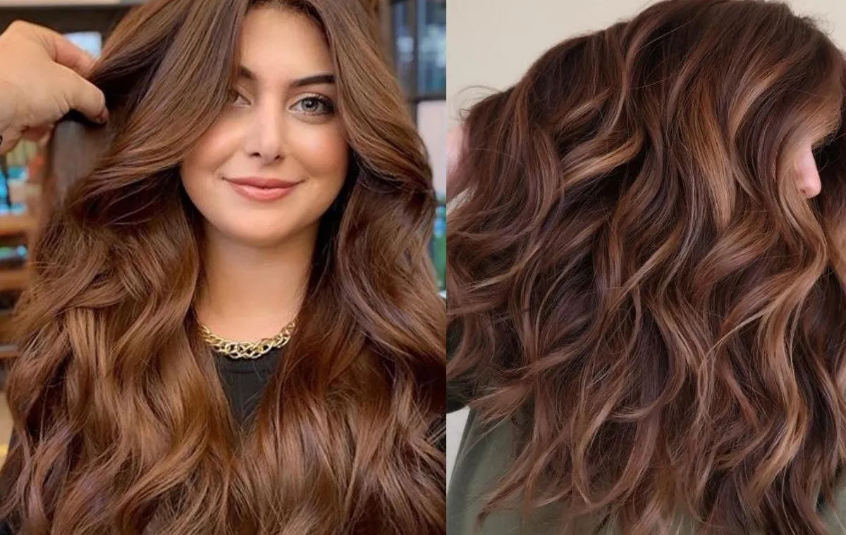 رنگ موی قهوه‌ای کاراملی