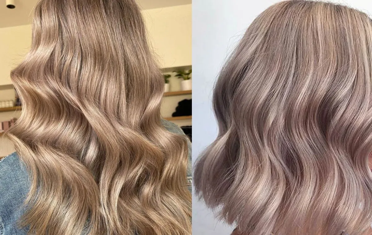 رنگ موی شامپاینی