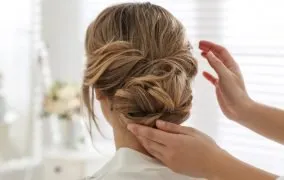 مدل شینیون موی بلند