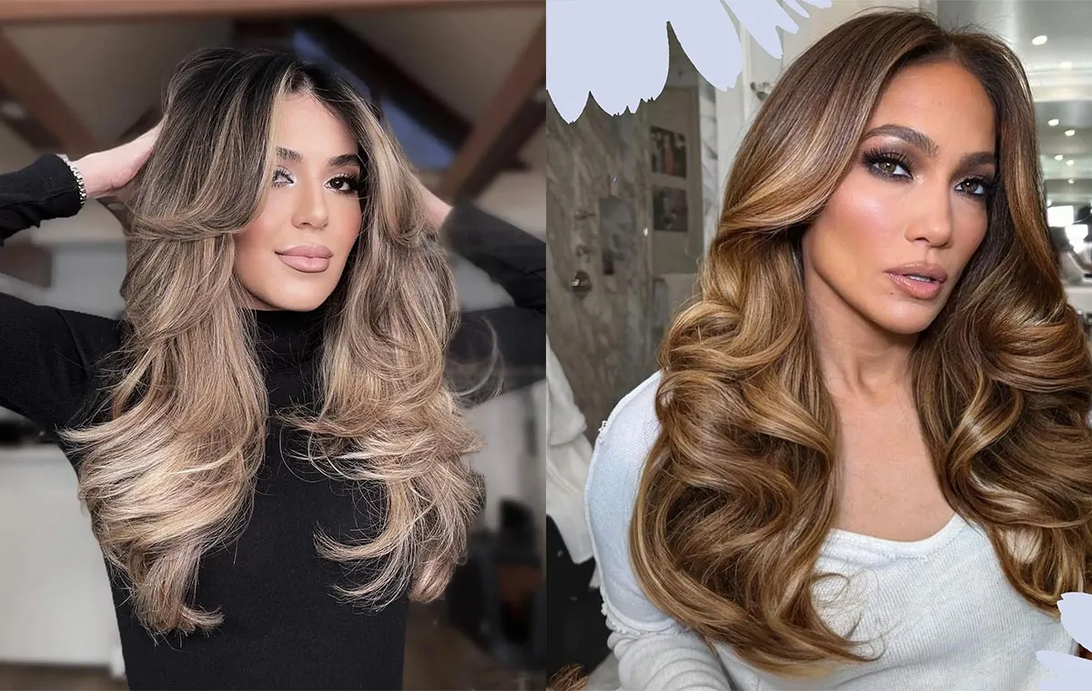 مدل موی Blowouts