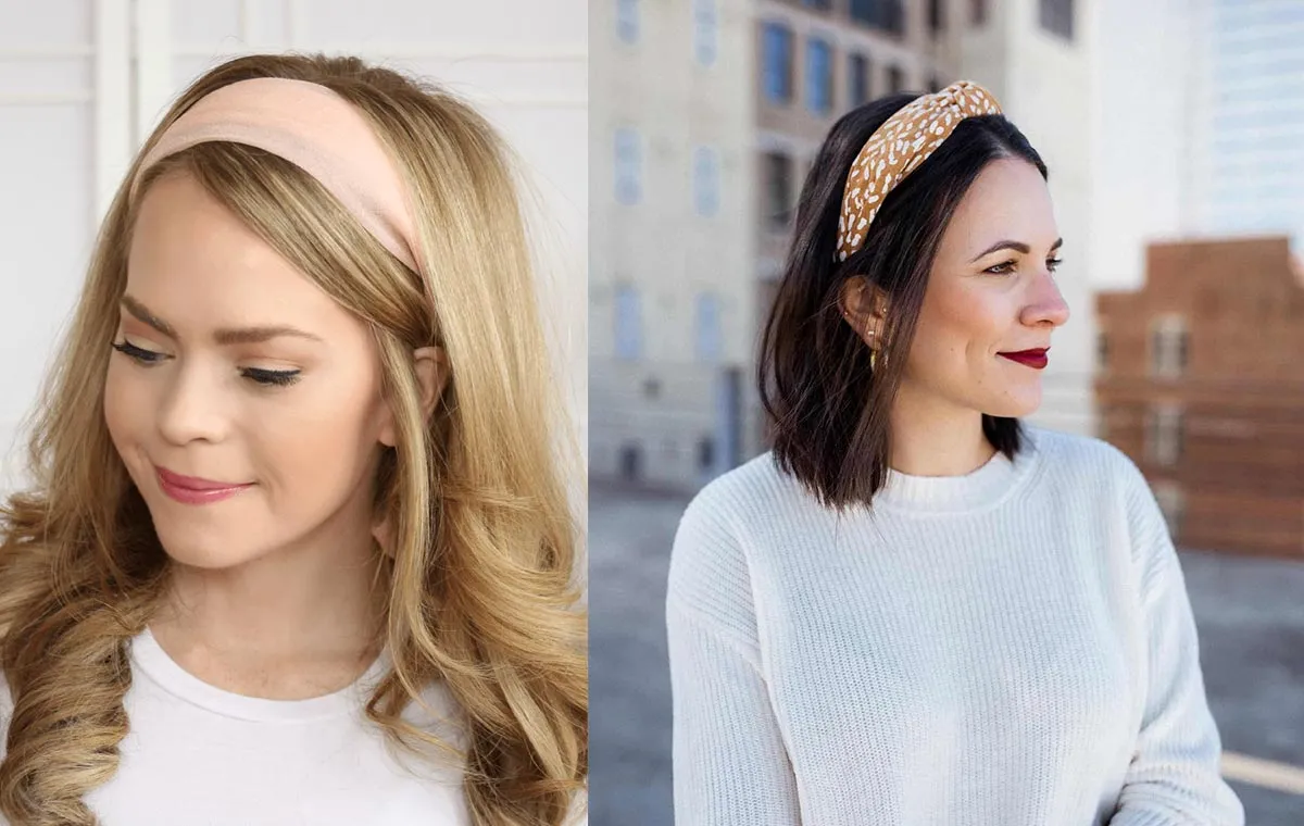 استایل موی عید با هدبند