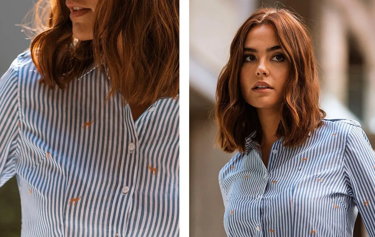 پیراهن زنانه راه راه