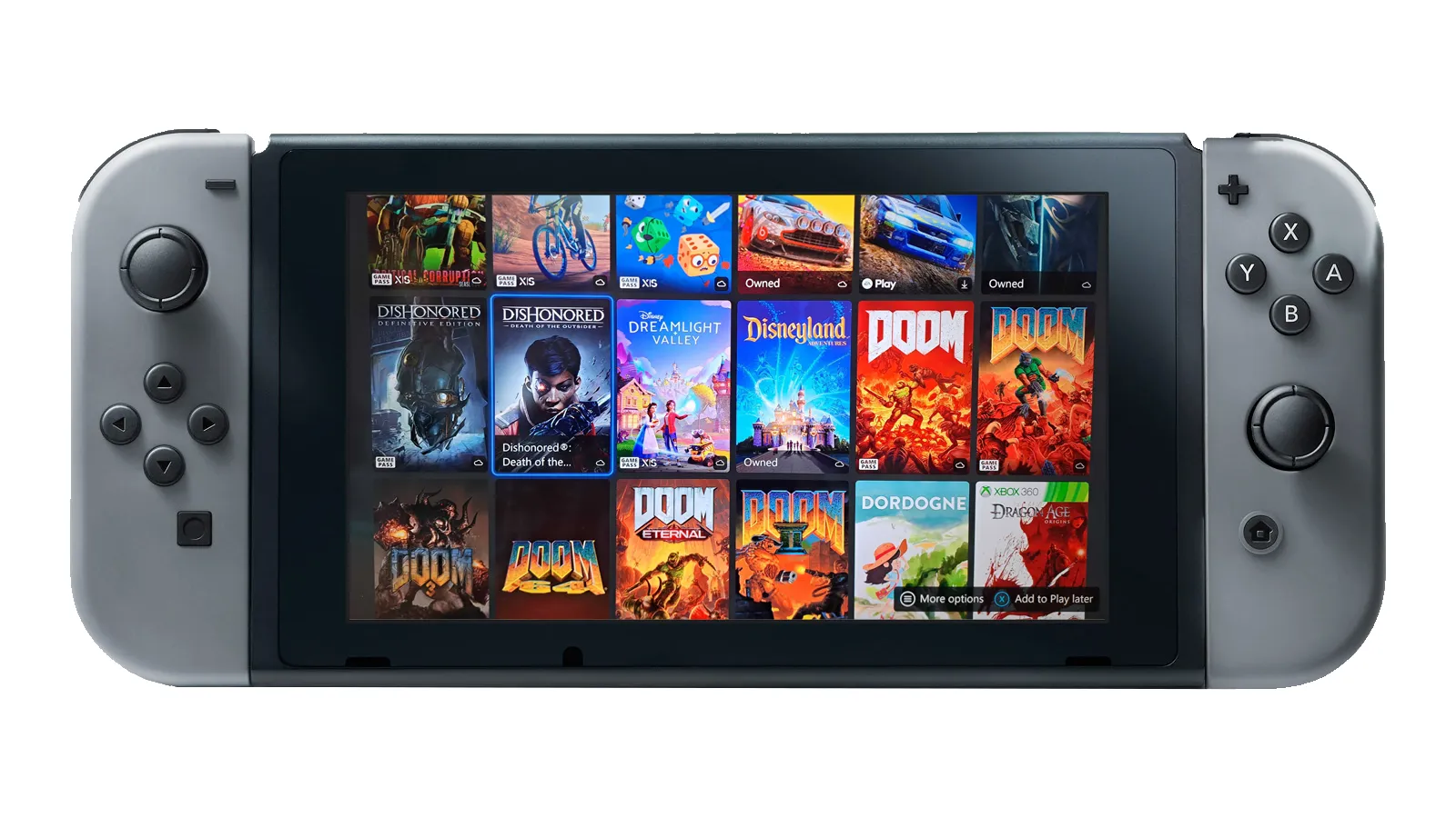 ایکس‌باکس گیم پس برای سوییچ