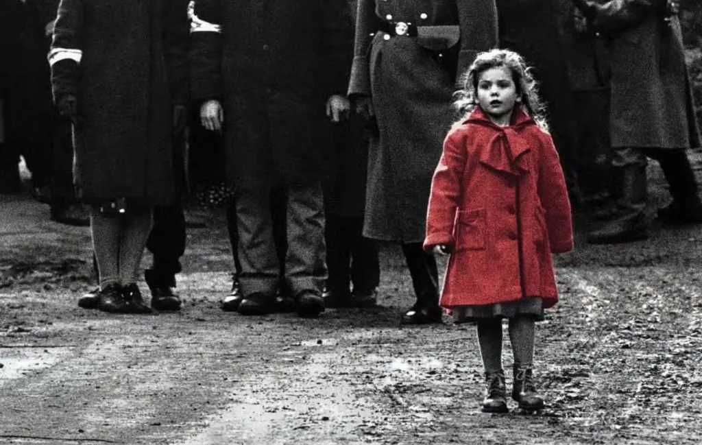 فیلم سیاه و سفید و رنگی. فهرست شیندلر