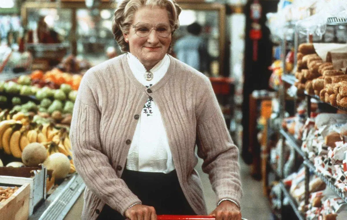 قهرمان فیلم. خانم داوت‌فایر