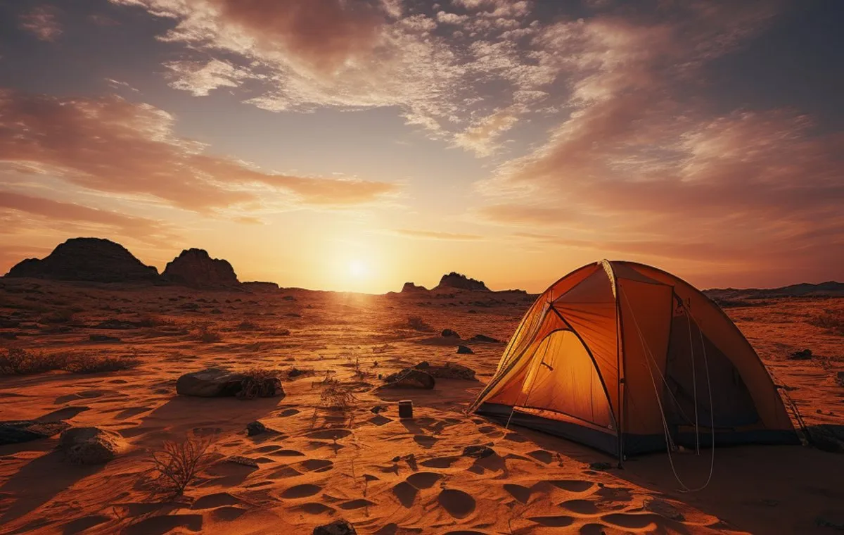 نکات ایمنی کمپ زدن در سفر کویر