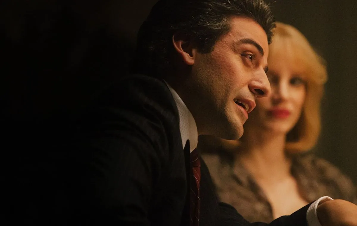 «سالی پر از خشونت» از فیلم‌های جسیکا چستین و اسکار آیزاک است که داستانی مافیایی دارد.