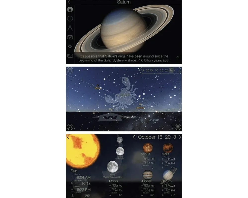 بهترین اپلیکیشنهای نجوم موبایل