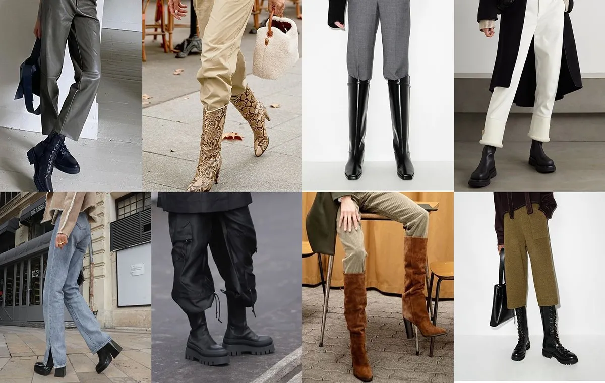 بوت کفش مناسب شلوار بگ یا گشاد زنانه