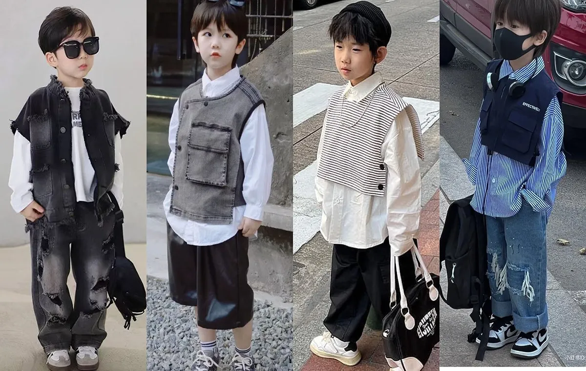 ست جلیقه و شلوار پسرانه