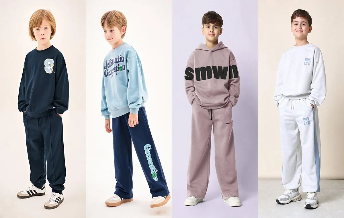 ست دورس و شلوار آستین کوتاه پسرانه